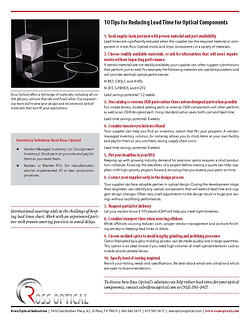 RossOptical_10-Tips-Reducing-Lead-Time-web